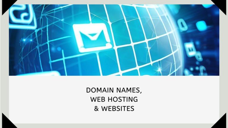 Domain Names, Web Hosting & Websites